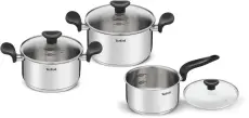 Set Batterie De Cuisine 6Pcs En Inox Tefal E308S674