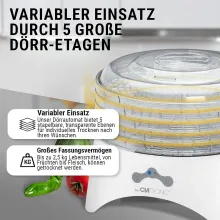Clatronic DR3525 Deshydratateur Alimentaire