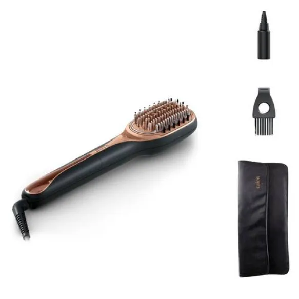 Brosse vapeur Réparatrice Rowenta Hair Therapist Or Rose - CF9940F0