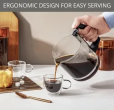 Krups Cafetière à filtre T8 850 watts Arrêt automatique 8 à 12 tasses KM468910