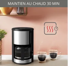 Krups machine à Café en Verre 10 tasses 1100 W Proaroma Plus km321