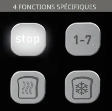 Krups Grille-pain 7 niveaux de brunissage Écran tactile Smartn Light KH641810