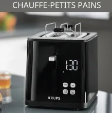 Krups Grille-pain 7 niveaux de brunissage Écran tactile Smartn Light KH641810