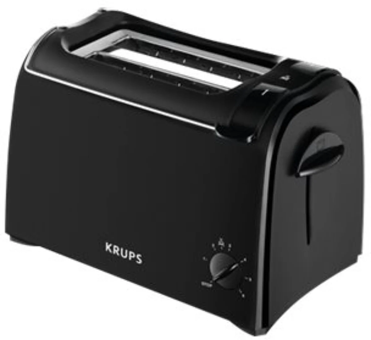 Krups grill pain Crumb Box 6 Toast Levels Lifting Function 2 Slots for 2 Slices 700W Pro Aroma KH1518