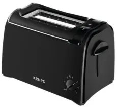 Krups grill pain Crumb Box 6 Toast Levels Lifting Function 2 Slots for 2 Slices 700W Pro Aroma KH1518