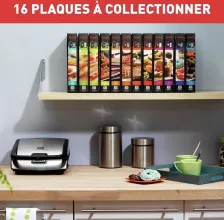 Tefal Gaufrier et Croque Monsieurs 4 jeux de plaques 4en1 Snack Collection SW854D16