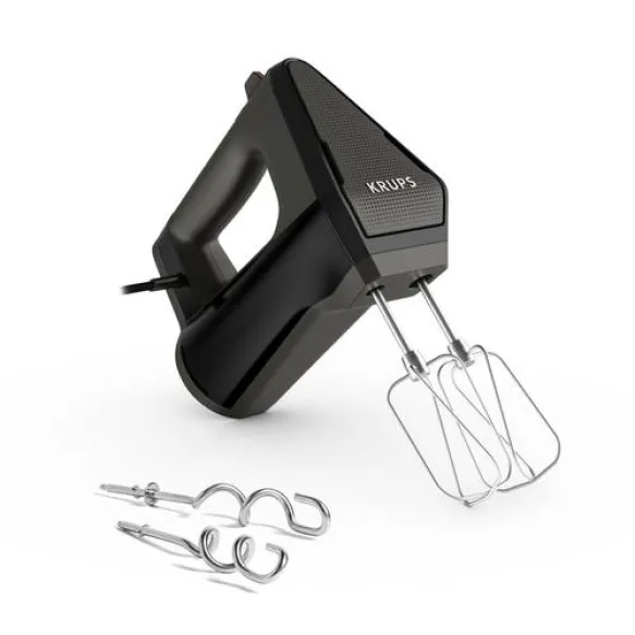 Batteur krups 3MIX 6000 Handmixer Schwarz GN6028