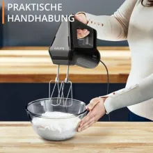 Batteur krups 3MIX 6000 Handmixer Schwarz GN6028