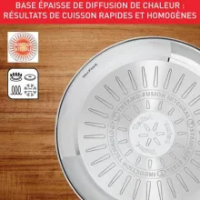 Tefal Batterie de cuisine 7 pièces Comfort Max Tous feux dont induction C972S544