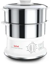 Cuiseur vapeur tefal VC1451 Convenient -  900 Watt - Blanc/inox