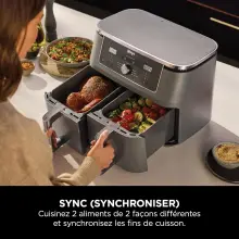 Air Fryer Ninja DualZone 9.5L  6-en-1 Gris friteuse
