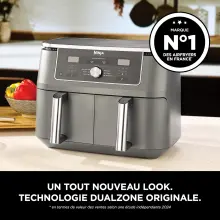 Air Fryer Ninja DualZone 9.5L  6-en-1 Gris friteuse DZ400EU