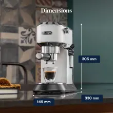 delonghi dedica ec685w machine a café