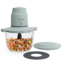 Moulinex Hachoir Électrique Polyvalent 500W Avec 4Lames En Inox Et Bol En Verre 2L Choppeo DJ603110
