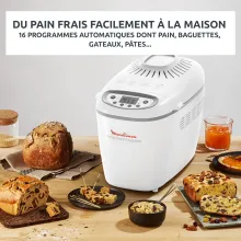 Moulinex machine a pain 16 programme OW610110