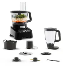 Moulinex Double Force, Robot multifonction, 1000 W, 28 fonctions FP821811