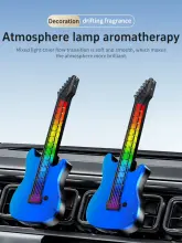 Diffuseur de parfum voiture en forme de guitare LED