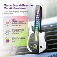 Diffuseur de parfum voiture en forme de guitare LED