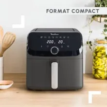 Moulinex Easy Fry Mega air fryer 8 programmes 7.5 L Noir EZ8558F0