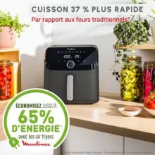 Moulinex Easy Fry Mega air fryer 8 programmes 7.5 L Noir EZ8558F0