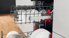 Whirlpool Lave-vaisselle encastrable 45cm 6ème sens WSIO 3034 PFEX