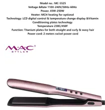 MAC Styler Lisseur à Écran Digital  MC-5525