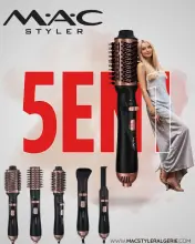 Mac Styler  brosse chauffante rotative 5en1  MC-6730