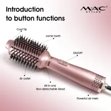 MAC Styler brosse soufflante et lissante  MC-6752