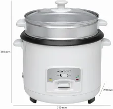 Clatronic Cuiseur À Riz Et Cuit-Vapeur Rk 3566