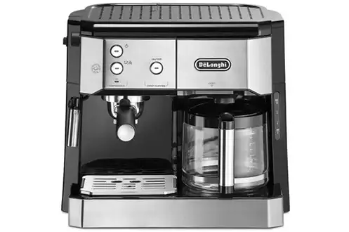 De'Longhi BCO421.S Machine à café 2-en-1, Noir, Métallique
