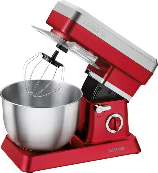 Bomann KM 398 CB Pétrin robot pâtissier 6.3L 1200W