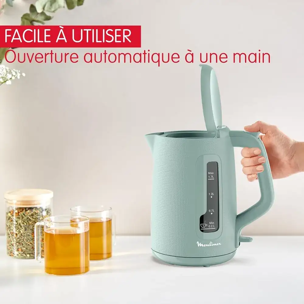 Moulinex morning plus bouilloire électrique 1.7l by2m1310