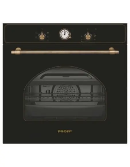 PROFF F636 Four a gaz 60CM rustique Noir