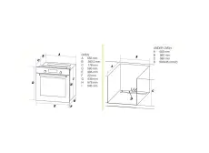 PROFF F636 Four a gaz 60CM rustique Noir