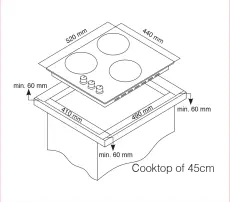 PROFF P402 Plaque de Cuisson 3 Feux Inox