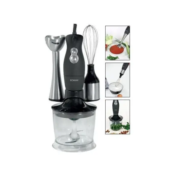 Bomann Mixeur Plongeant 3en1 ms 349