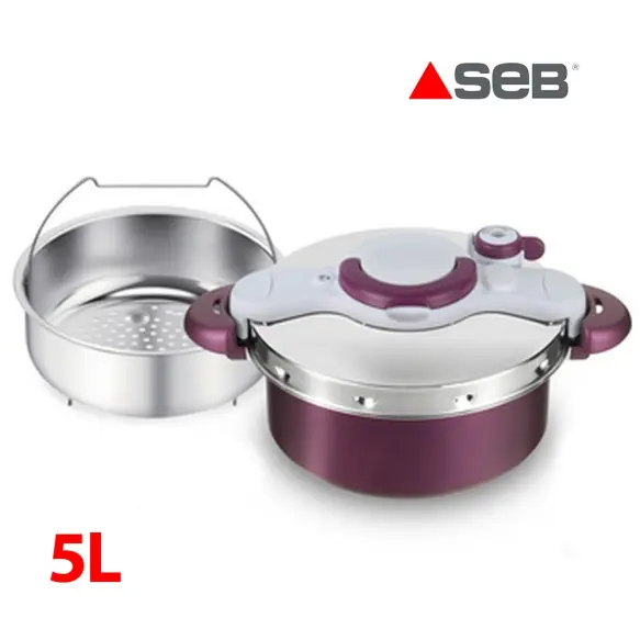 Seb 5 litre Autocuiseur CLIPSOMINUT' DUO 2en1