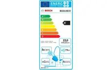 Aspirateur BOSCH BGS1UECO  traîneau filaire, sans sac 550w