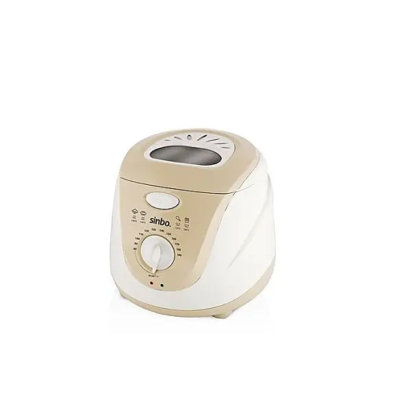 Sinbo Friteuse - Sdf 3817 - Beige/Blanc friteuse a l'huile