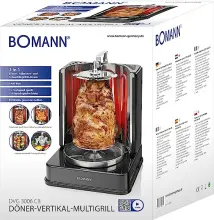 Bomann Rôtisserie Verticale  DVG 3006