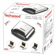 Techwood gaufrier 3en1 800W- Tgci-8600