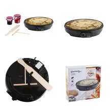 Domoclip Crêpière Electrique  réglable 30cm DOP148