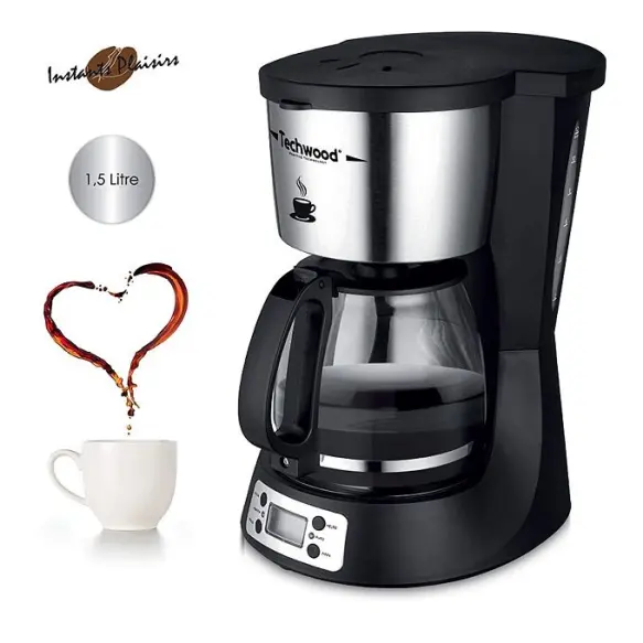 Techwood Cafetière Programmable 12Tasses  Tca-1296