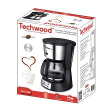 Techwood Cafetière Programmable 12Tasses  Tca-1296