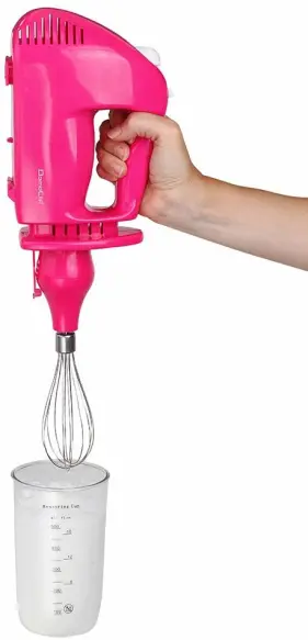 Domoclip DOP164F Set Batteur mixeur hachoir, Rose