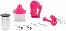 Domoclip DOP164F Set Batteur mixeur hachoir, Rose