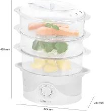 Clatronic Riz-Rice Cuiseur  Vapeur DG 3665
