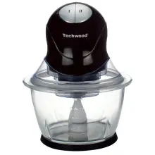 Techwood mini hachoir bol en verre  1L 300W THA-301