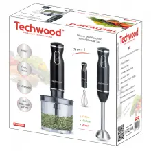 Techwood Mixeur plongeant 3en1 600W  TMS-9666