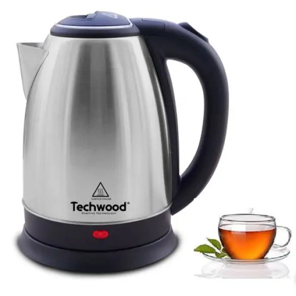 Techwood BOUILLOIRE ARGENT SANS FIL TBI-1807